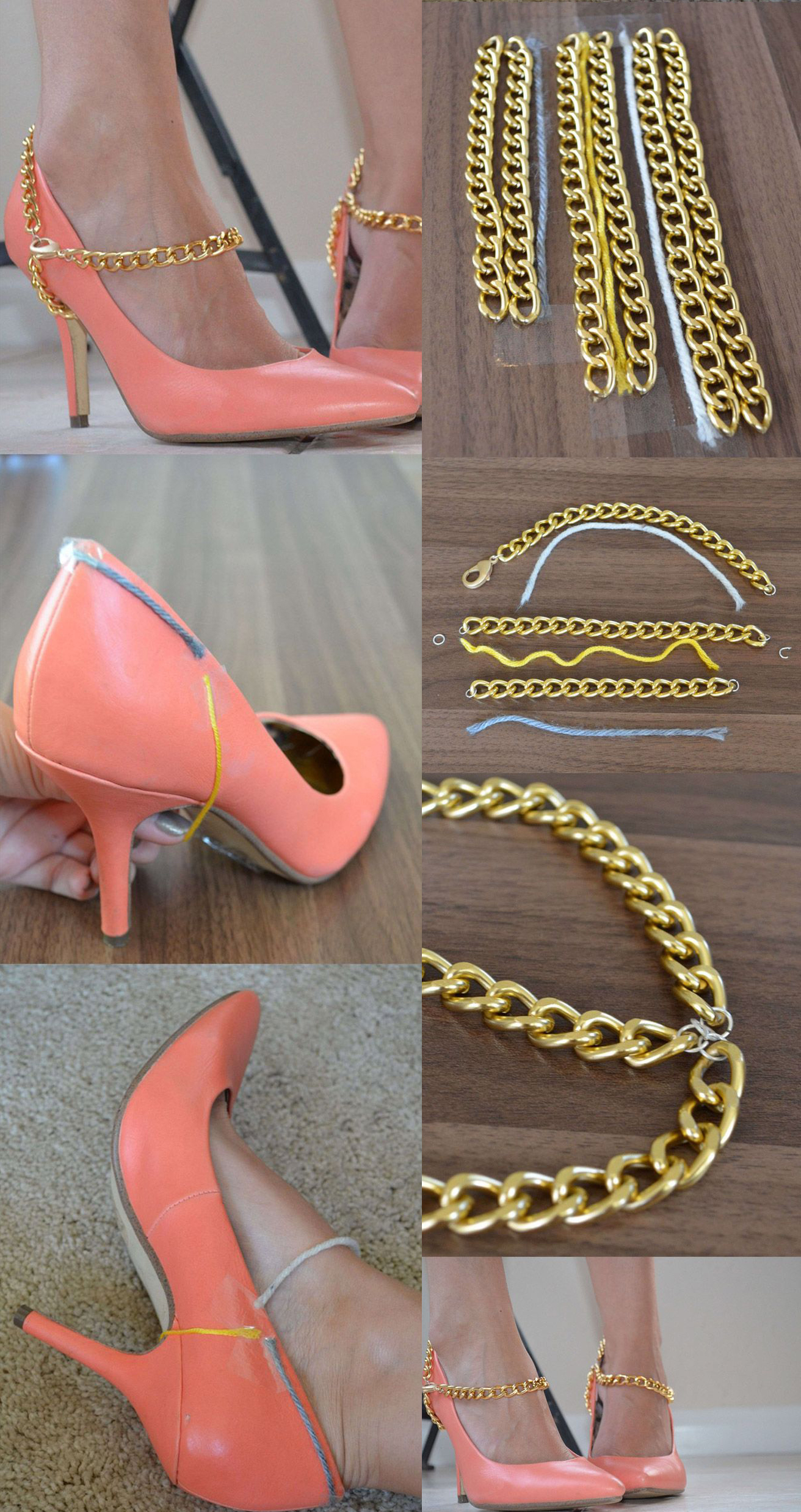DIY: personnaliser ses chaussures métallisées